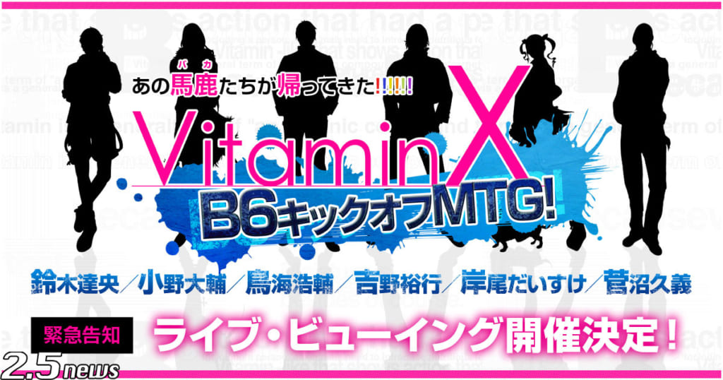 VitaminX B6キックオフMTG!